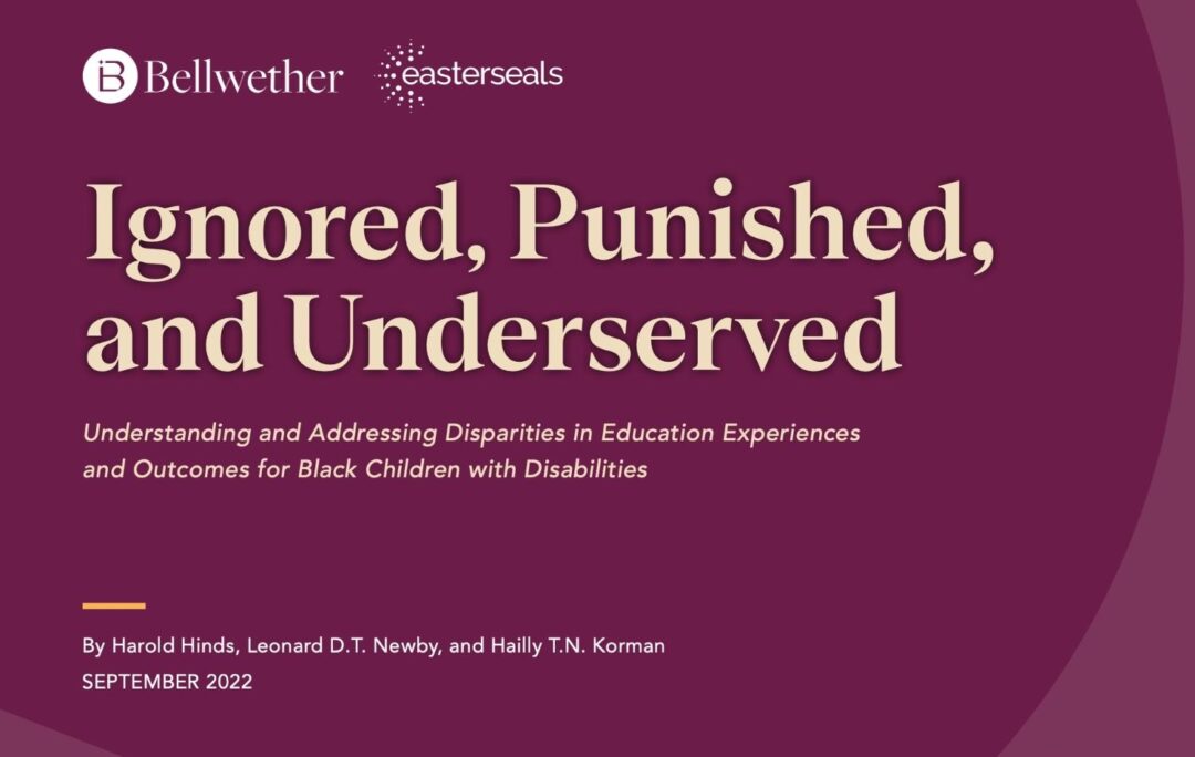 One Explanation for the Inequitable Treatment Black Children with Disabilities Face