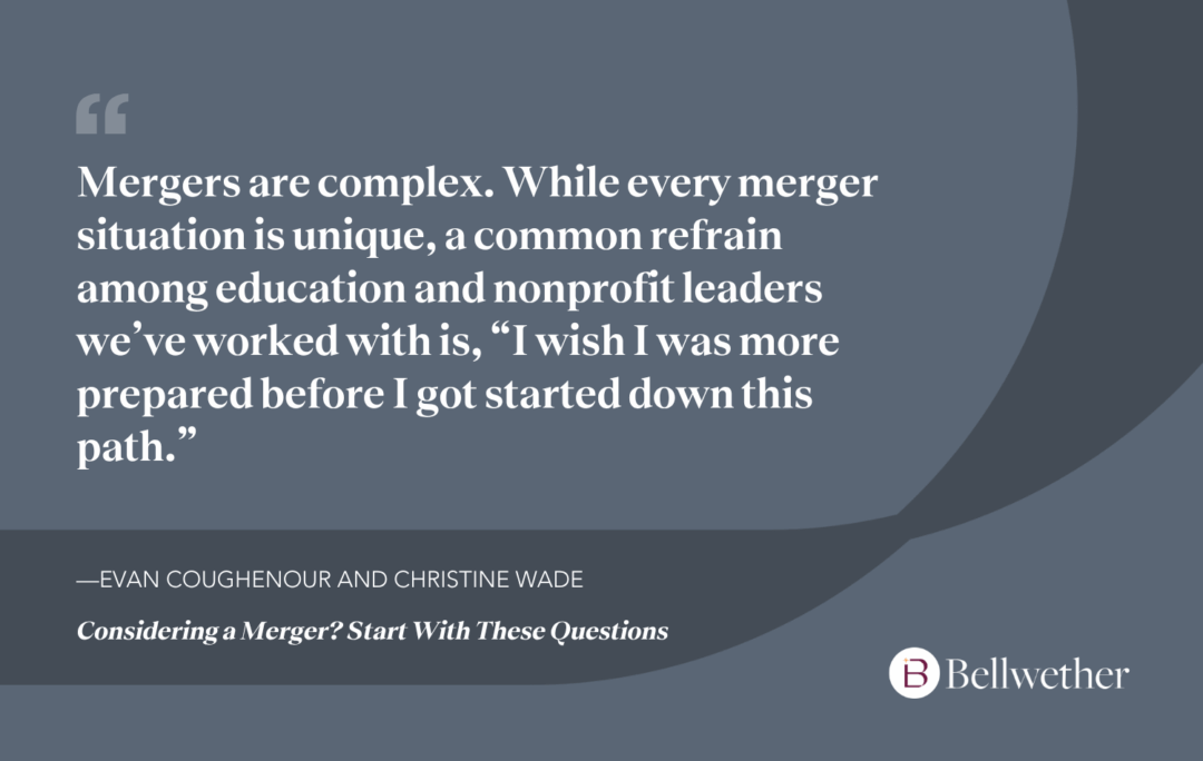 Considering a Merger? Start With These Questions