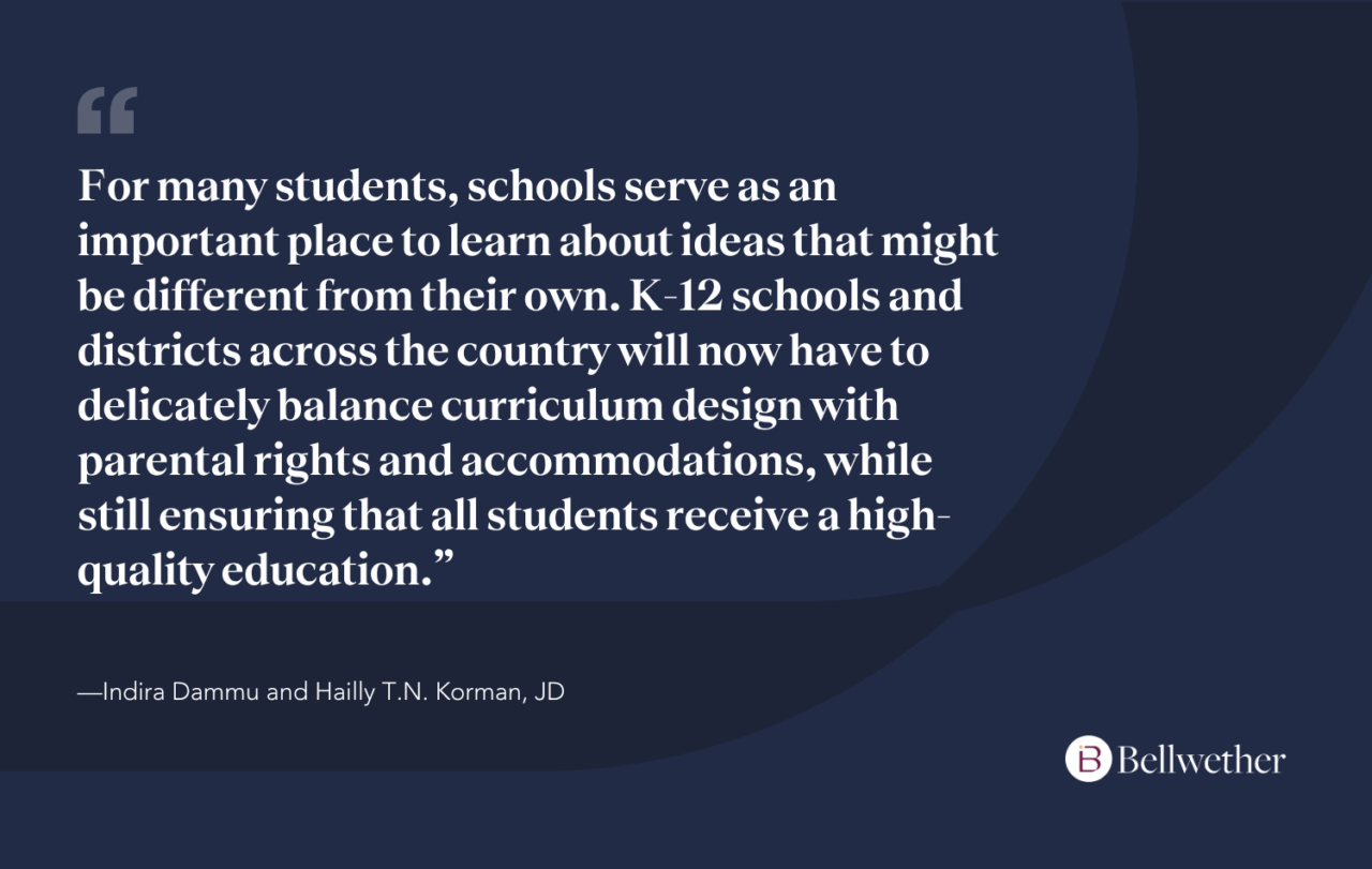 What the Supreme Court’s Mahmoud v. Taylor Decision Means for Schools and Families