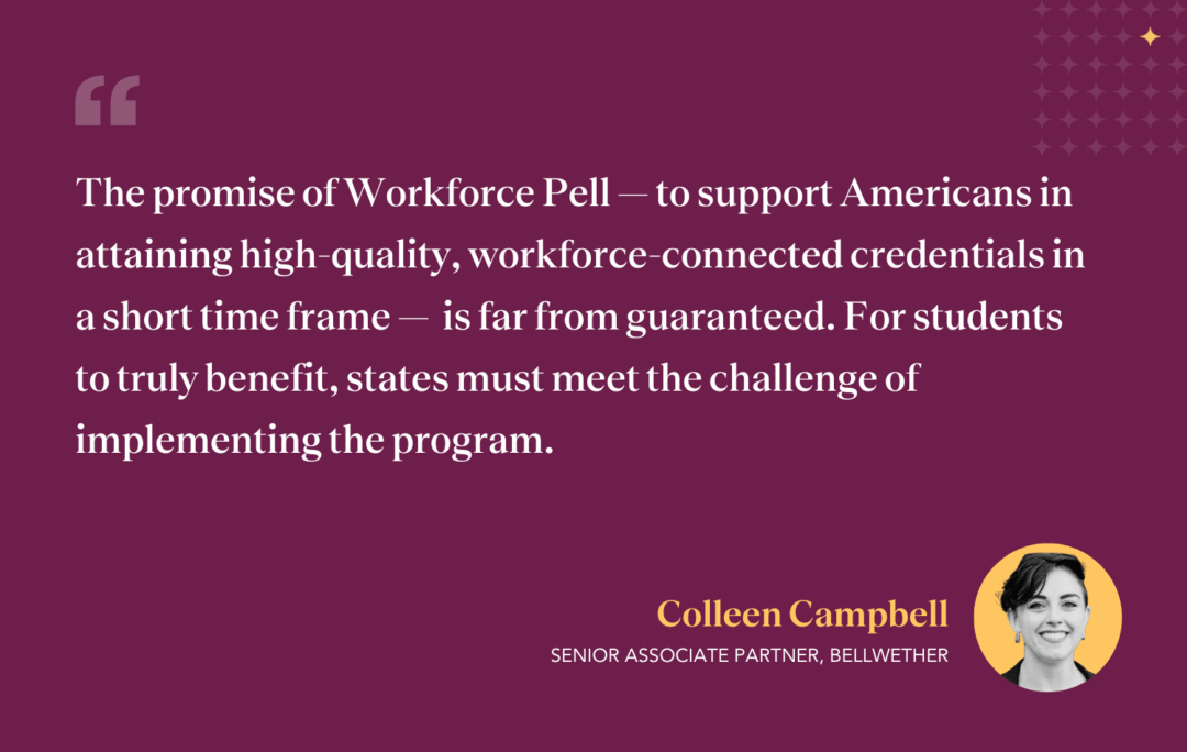 How Can States Fulfill the Promise of Workforce Pell?